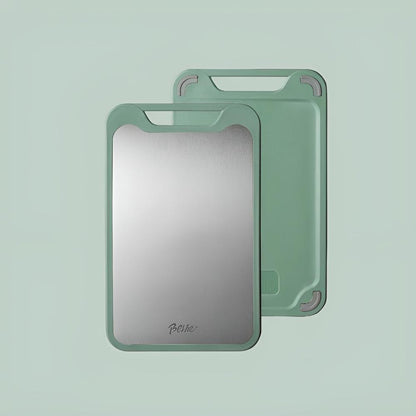 DualGuard – Double-Sided Stainless Steel Chopping Board